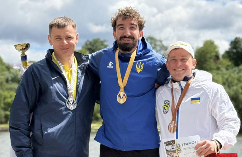 Веслувальники з Полтавщини здобули десять комплектів нагород на ЧУ з марафону