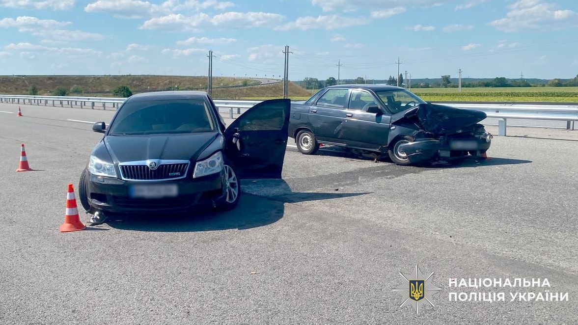 Полтавщина: Пасажирку госпіталізували після аварії.